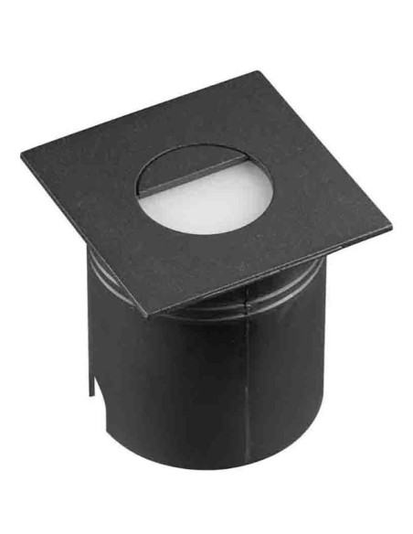 ASPEN 3W SEÑALIZADOR CUADRADDNEGRO EXTERIOR 3000ºK