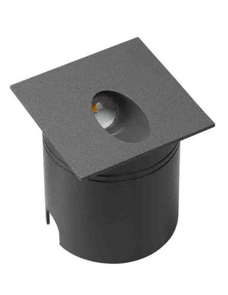ASPEN * SEÑALIZADOR CUADRADO 3W 3000K GRIS OSCURO