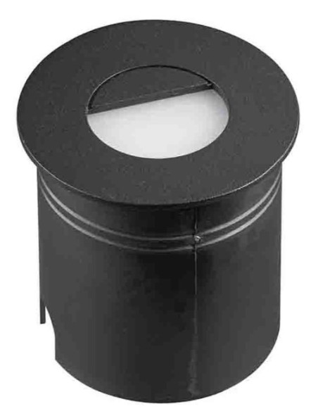 ASPEN * SEÑALIZADOR REDONDO 3W 3000K NEGRO