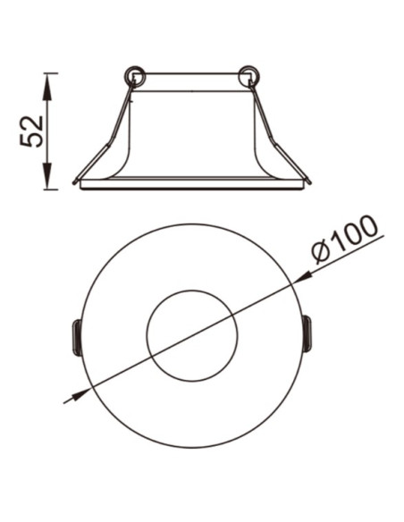 LAGOS * EMPOTRABLE GU10 REDONDO BLANCO 2