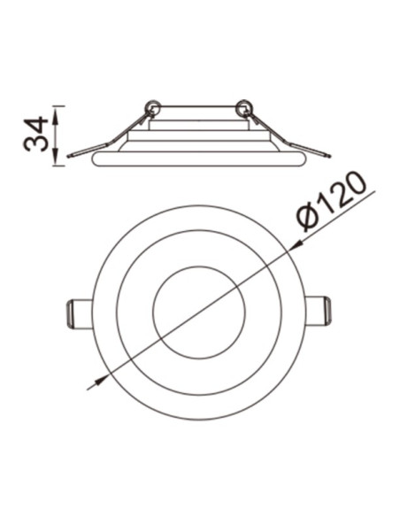 LAGOS * EMPOTRABLE GU10 REDONDO BLANCO 2