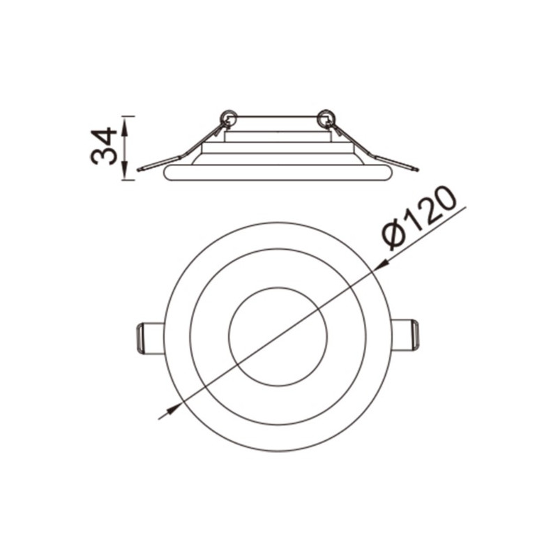 LAGOS * EMPOTRABLE GU10 REDONDO...