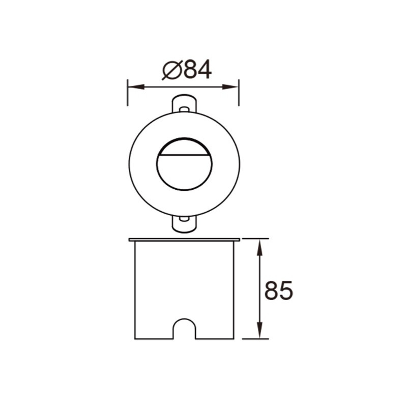 ASPEN * SEÑALIZADOR REDONDO 3W 3000K...