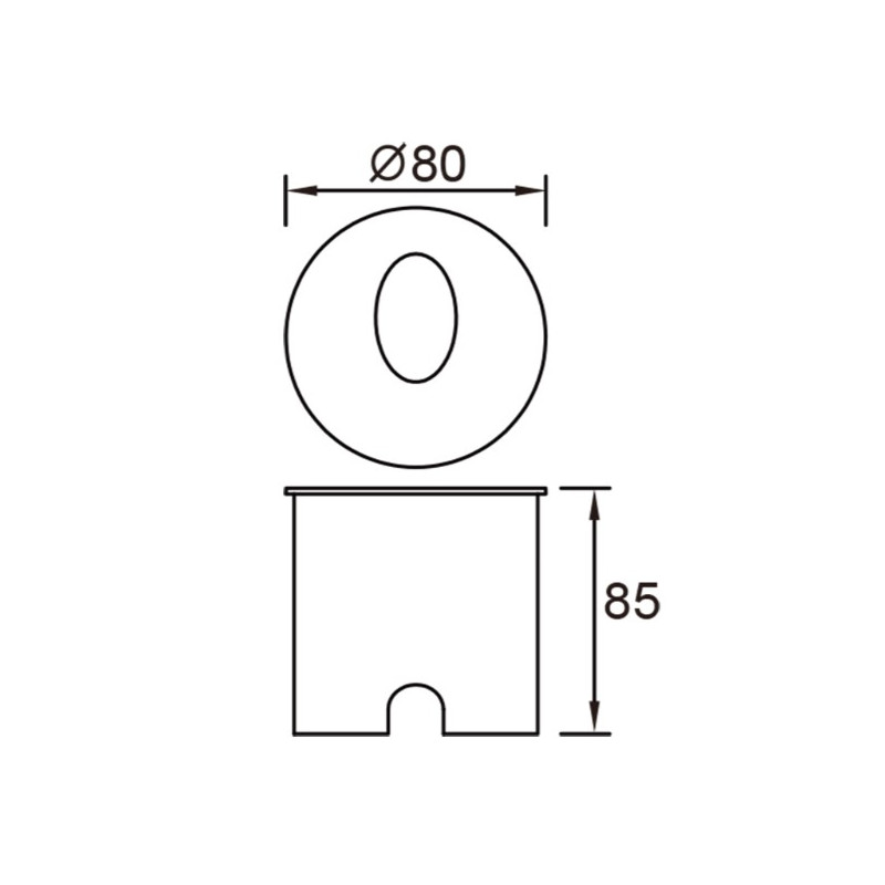 ASPEN * SEÑALIZADOR REDONDO 3W 3000K...