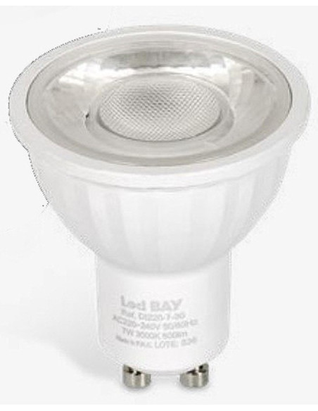 BOMBILLA 7W GU10 BLANCA...