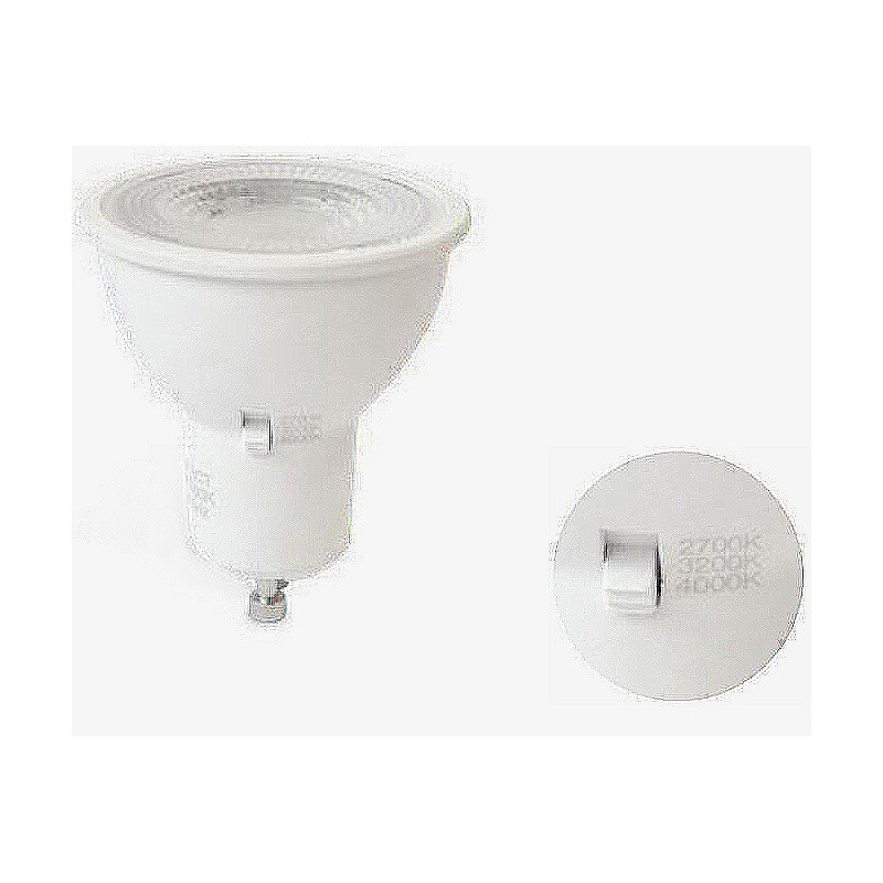 BOMBILLA 7W GU10 BLANCA CCT. 100º...