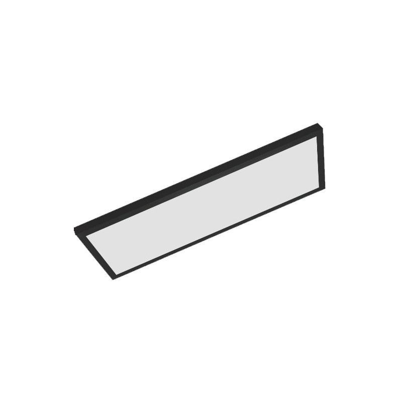 PANEL RECTANGULAR CCT NEGRO 30x60CM 40W