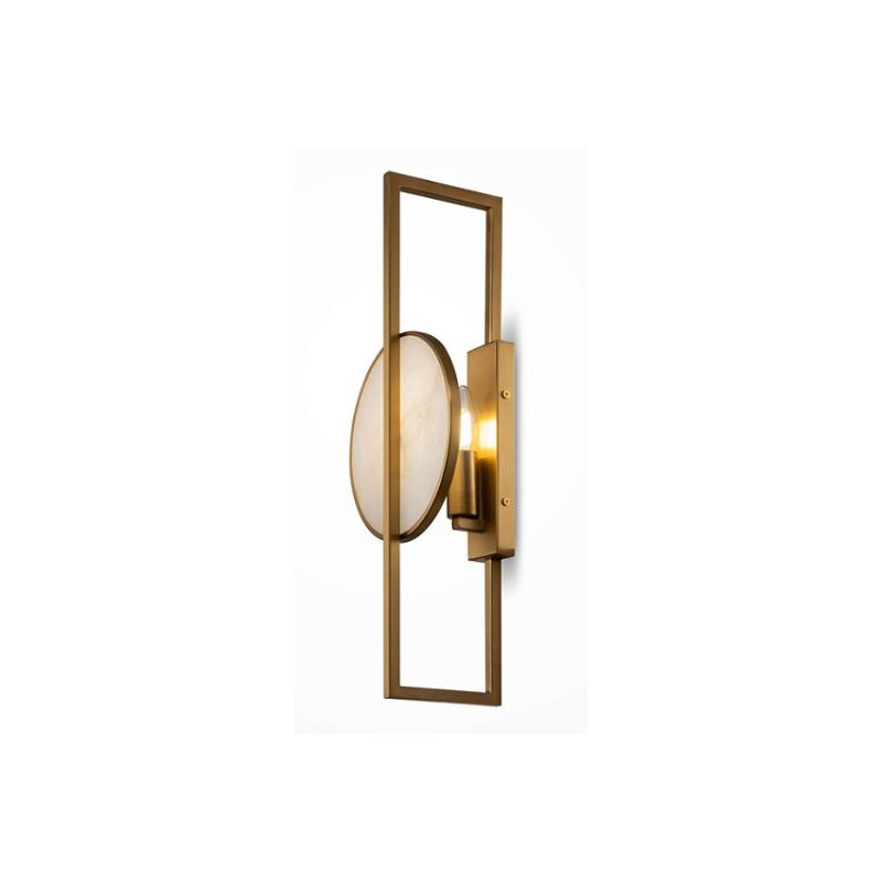 APLIQUE MARMO E14 LATON 480X190ZX120mm