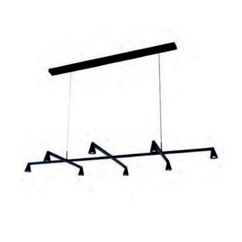 AFRICA  LAMPARA 42W NEGRA DIMABLE TRIAC 3000ºK