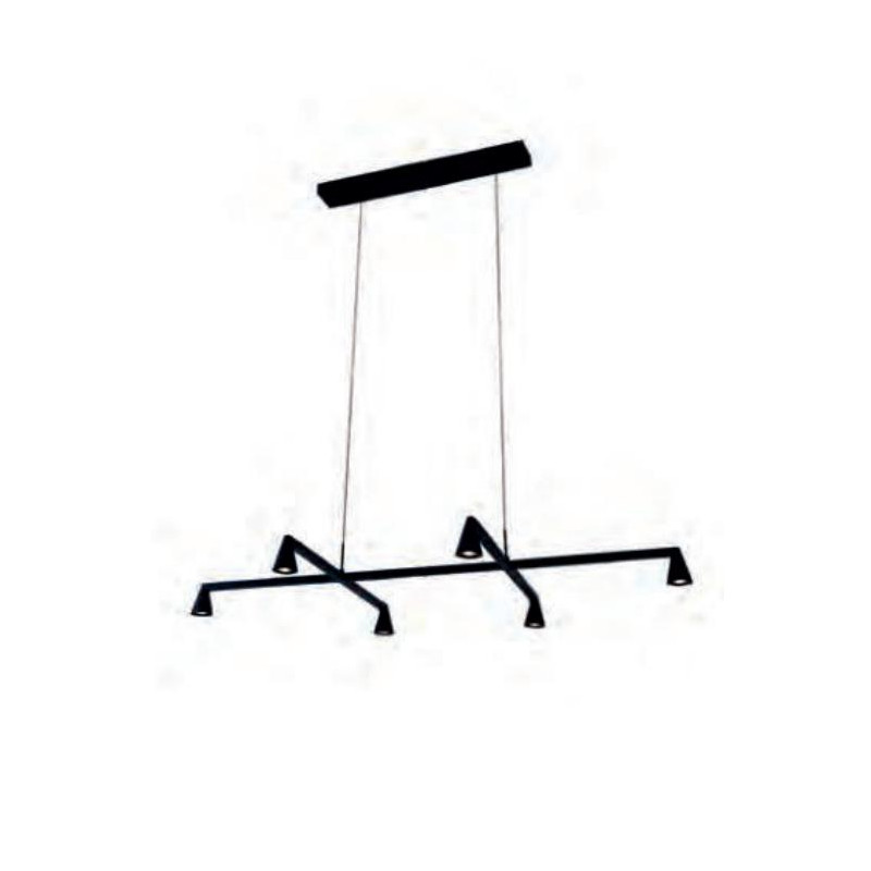 AFRICA  LAMPARA 29W NEGRA DIMABLE TRIAC 3000ºK