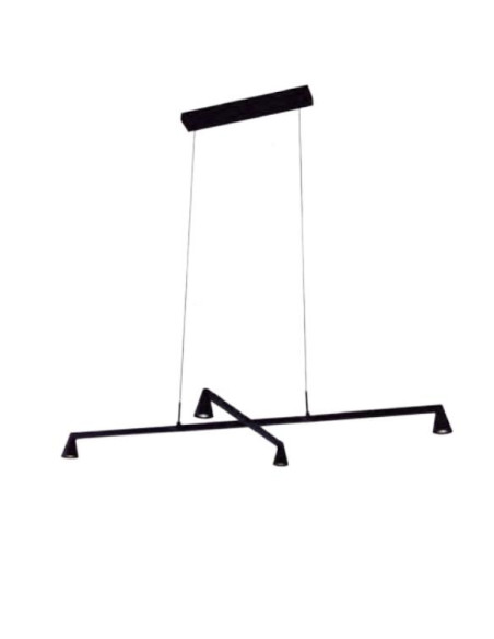 AFRICA  LAMPARA 21W NEGRA 4L  DIMABLE TRIAC 3000ºK