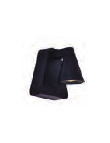 AFRICA  APLIQUE 5W NEGRO 3000ºK  90X80X100mm