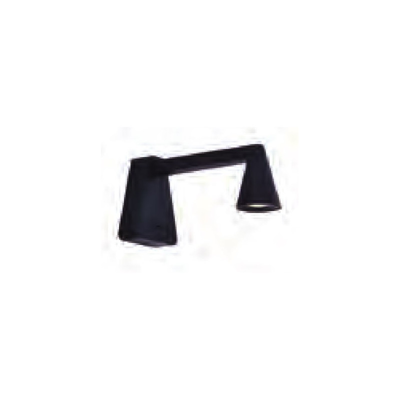 AFRICA  APLIQUE 5W NEGRO 3000ºK  190X80X100mm