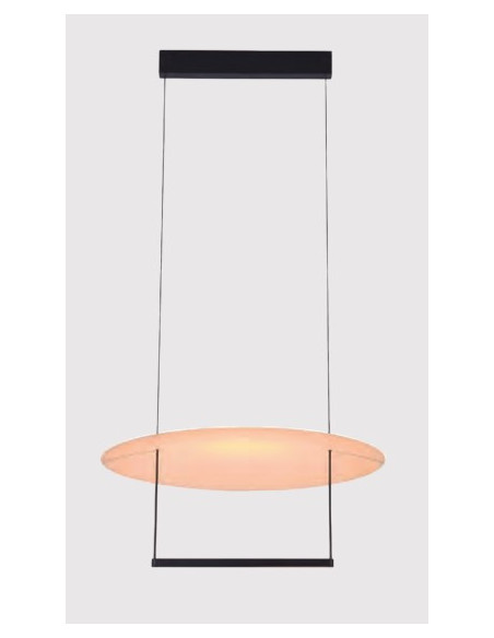 COLGANTE NEGRO 30W REGULABLE 3000ºK