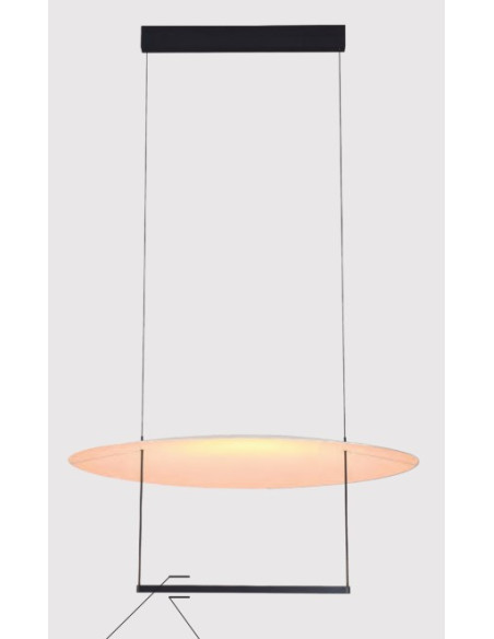 COLGANTE NEGRO 39W REGULABLE 3000ºK