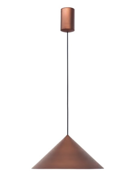 COLGANTE COBRE 10W REGULABLE 3000ºK