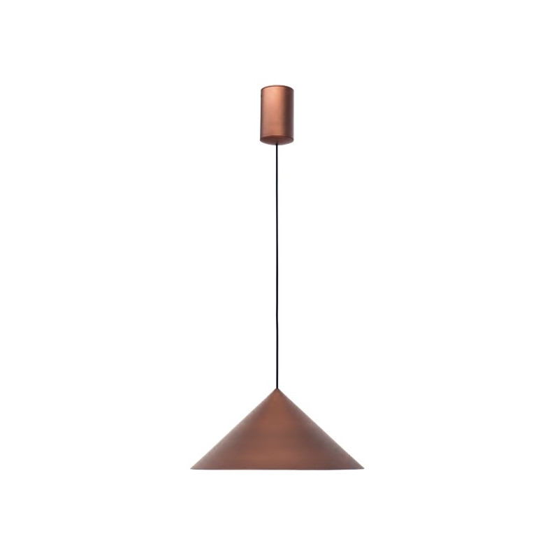 COLGANTE COBRE 10W REGULABLE 3000ºK