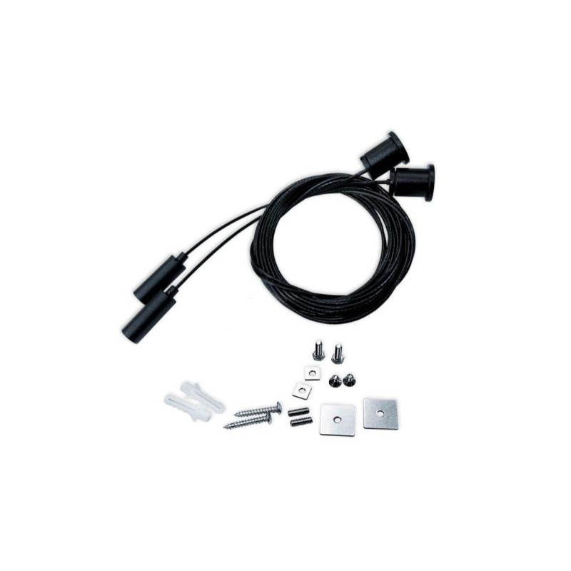 ACCESORIO COLGANTE NEGRO PACK DE 2 UNIDADES 3m