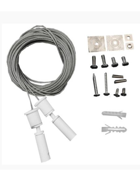 KIT COLGANTE UNIVERSAL BLANCO CABLE 3 METROS 2 UND