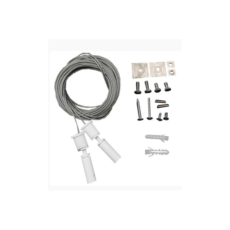 KIT COLGANTE UNIVERSAL BLANCO CABLE 3 METROS 2 UND