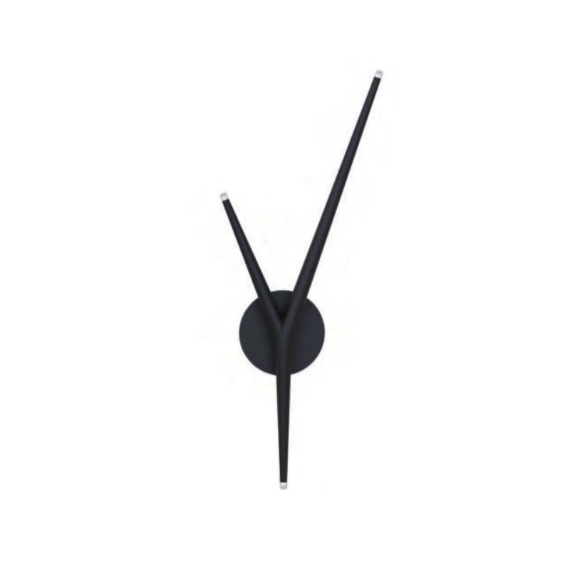 ARRECIFE  APLIQUE 5 5W NEGRO 3 LUCES 3000ºK