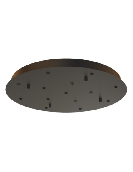 BASE FLORON 14 LUCES SUPERFICIE NEGRO