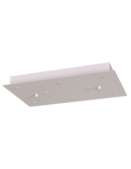 BASE BASE RECTANGULAR 8 LUCES SUPERFICIE BLANCA