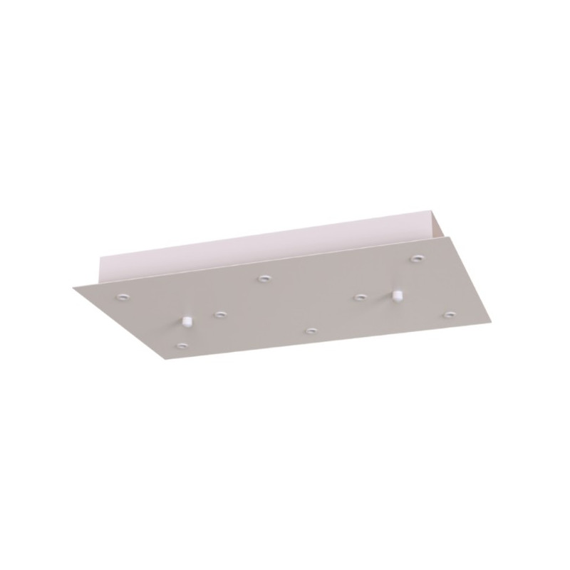 BASE BASE RECTANGULAR 8 LUCES SUPERFICIE BLANCA
