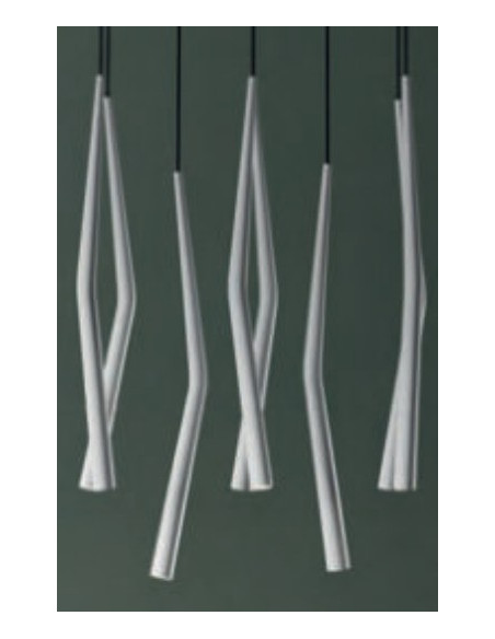 BOOMERAG  COLGANTE 4 7W  24V  NEGRO 3000ºK