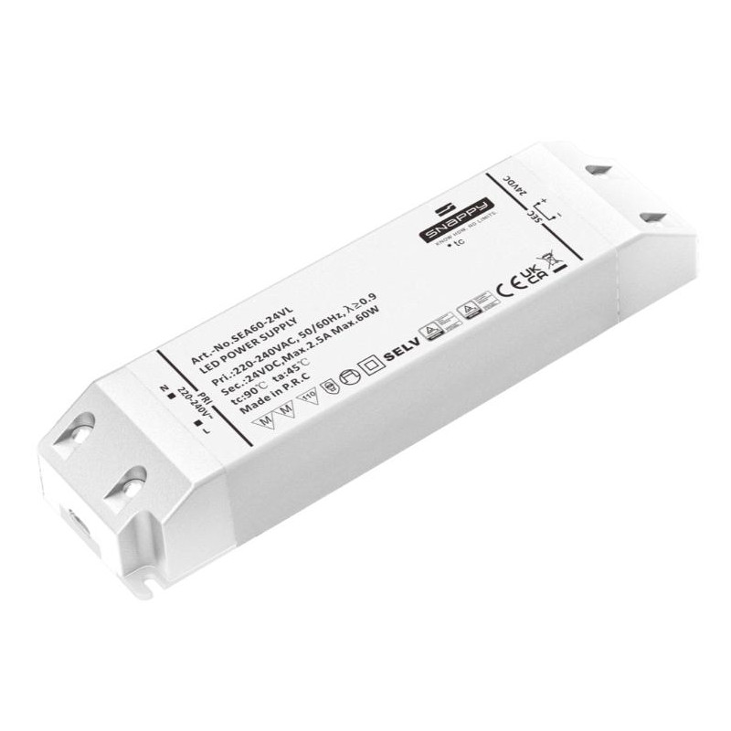 MODULAR LIGHT * DRIVER ON/OFF - 0-60W - 8-24 LUCES