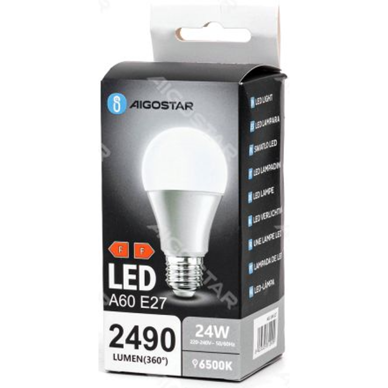 BOMBILLA 24W ESTANDAR E27 BLANCA 6500ºK