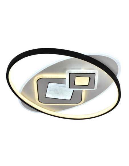 GOTTINGEN PLAFON 109W DECORADO NEGRO 50CM