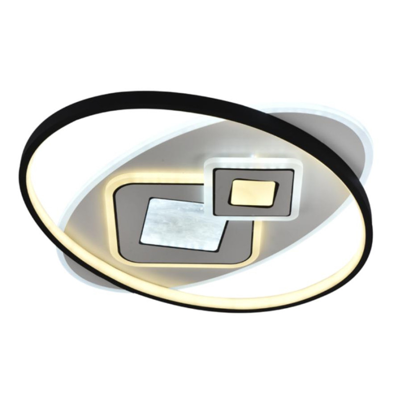 GOTTINGEN PLAFON 109W DECORADO NEGRO 50CM