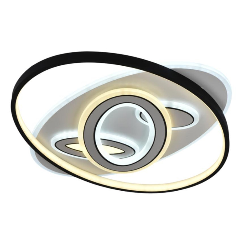 HANNOVER PLAFON 105W DECORADO NEGRO 50CM