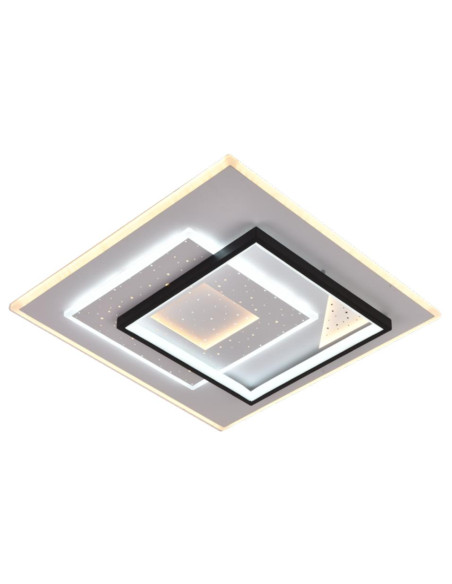 MANNEHIM PLAFON 110W DECORADO NEGRO 51CM