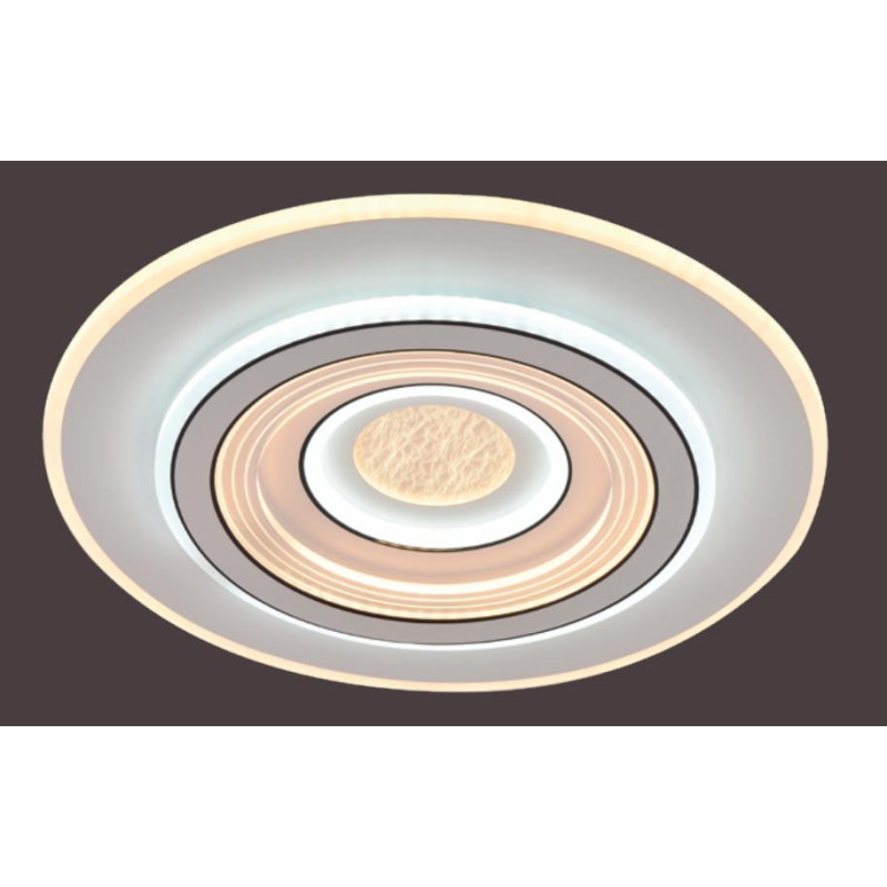 STUTTGART PLAFON 56W DECORADO NEGRO 30CM