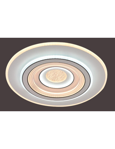 STUTTGART PLAFON 104W DECORADO NEGRO 48CM