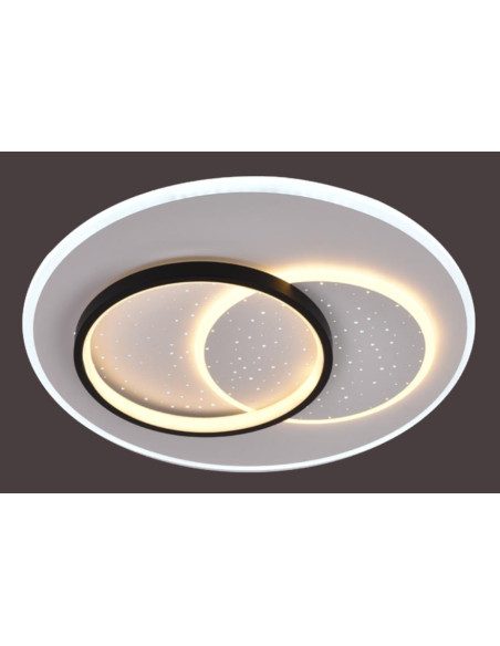 WEIMAR PLAFON 110W DECORADO NEGRO 51CM