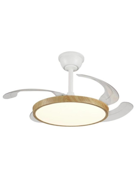 VENTILADOR MELODY L RETRACTIL 40W DIMABLE 92X41CM