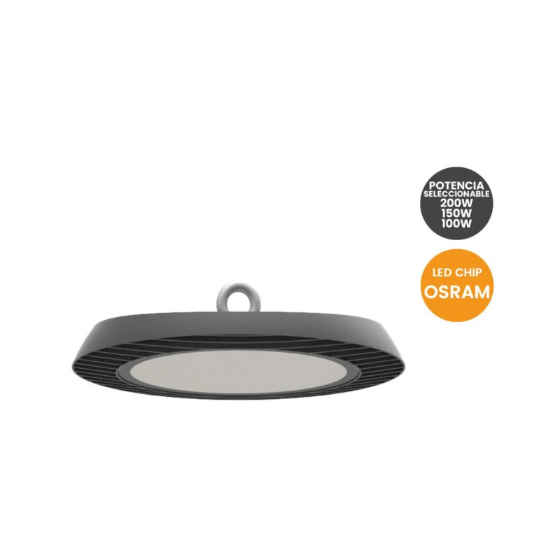 CAMPANA SELECTOR POTENCIA 100W  150W  200  4000K