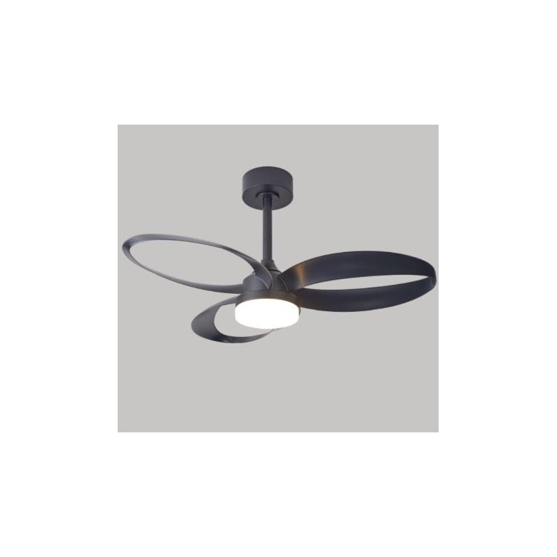 INFINITY FAN * Ventilador NEGRO LED 20W-3000K-500