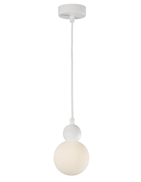 COLGANTE G9 BOLA BLANCO 1100X80X100mm