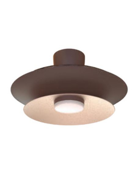 PATAGONIA * PLAFON VENTILADOR 3 ASPAS CAFE COBRE 