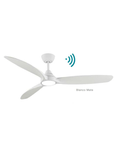SEAFORT DC VENTILADOR  3 ASPAS BLANCO 16W DIMABLE