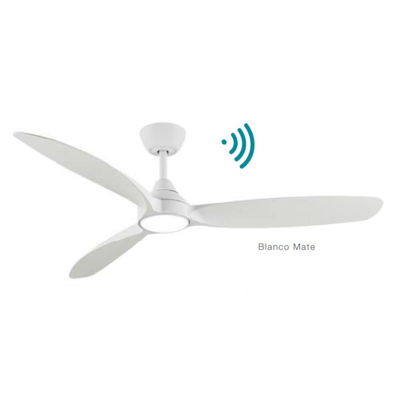 SEAFORT DC VENTILADOR  3 ASPAS BLANCO 16W DIMABLE