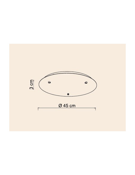BASE TONDA BASE/3L OS LED