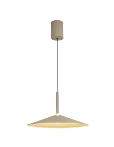 CALICE COLGANTE GRANDE LED 1L - CENIZA