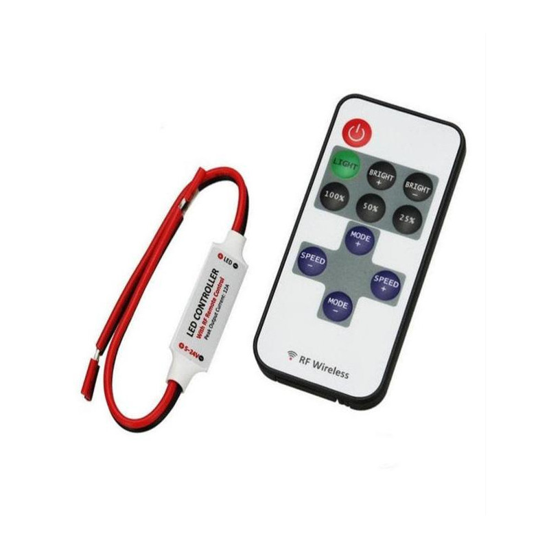 CONTROLADOR LED MONOCOLOR 5/12/24V