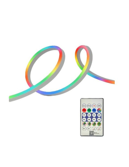 Neón LED Flexible RGB SMART 5M IP67 Control Remoto