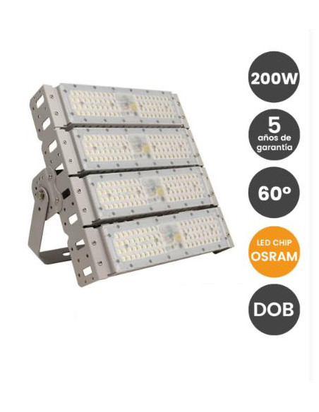 Proyector LED 200W DOB MAGNUM OSRAM Chip SMD3030-3